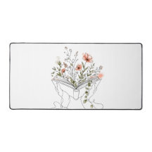 Blooms Book Botanical Line Art
