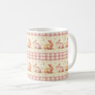 Blooms & Bunnies: Whimsical Easter Magic Coffee Mug
