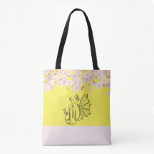 Blooms & Butterflies: Yellow Monogram - M