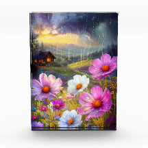 Blooms in Block: An Artistic Display