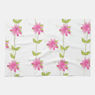 Blooms Of Pink Kitchen Towel