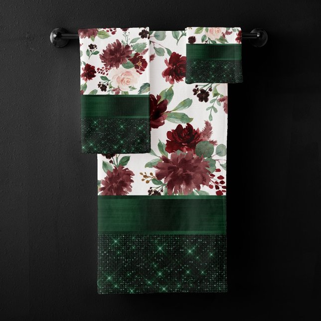 Blooms rustiques | Terracotta et Marsala Red Shimm (Créateur téléchargé)