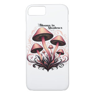 Blooms Shadows - Whimsigoth Mushroom Art Pastel Go Case-Mate iPhone Case