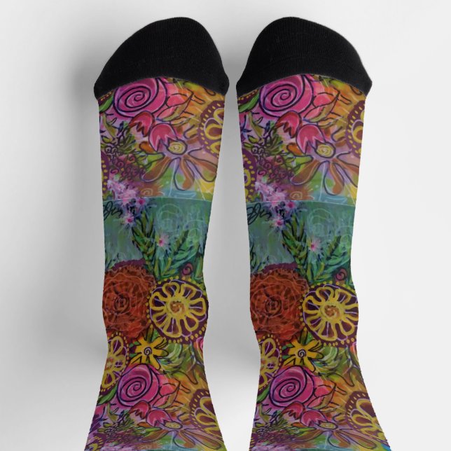 Blooms Socks (Top)