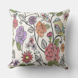Bloomsbury design on a Throw Pillow