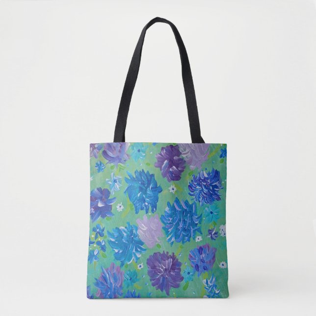Bloomstruck Floral Tote Bag (Front)