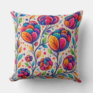 Bloomwave Tapestry Throw Pillow