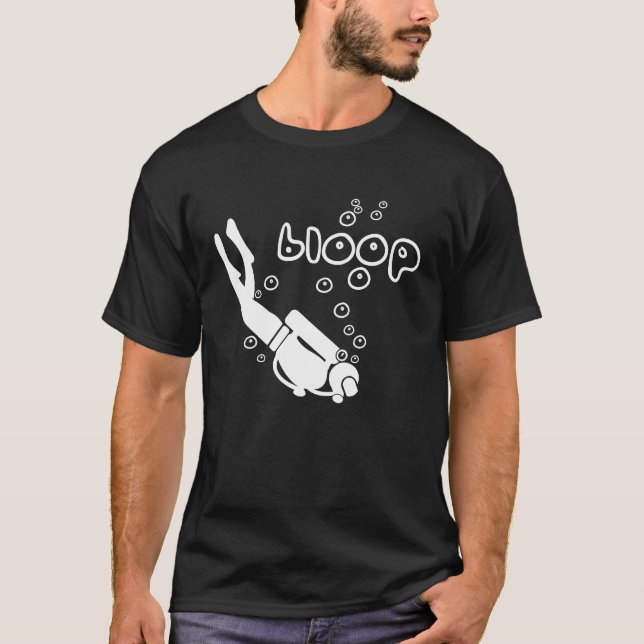 Bloop Scuba Dive T-Shirt (Front)