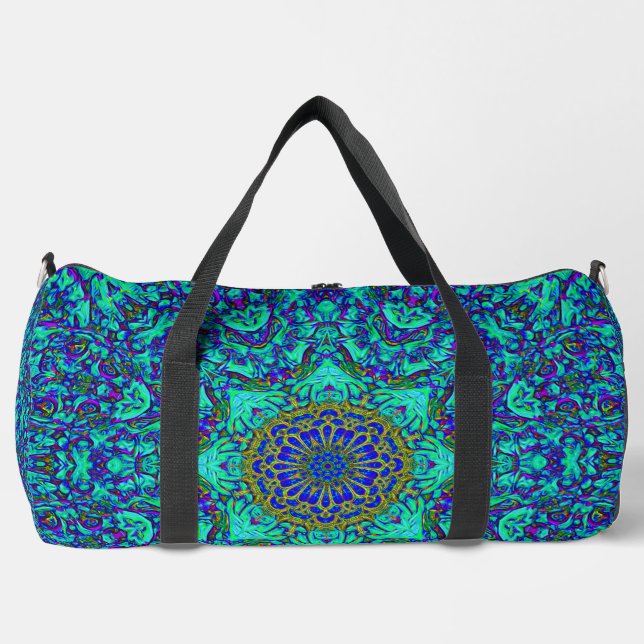 Bloophad Embossed Mandala 3 Print Cut Sew Bag (Front)