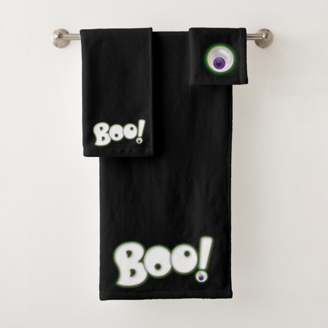 Blooshot violet monstre Eyeball Boo Halloween (En situation)