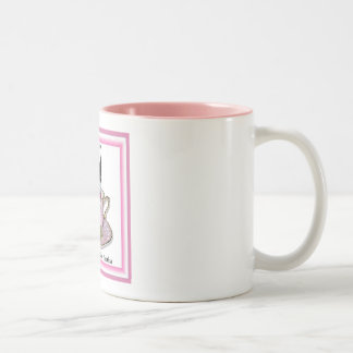 Blossom a mylittlechi.com creation Two-Tone coffee mug