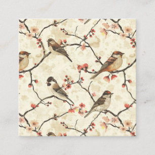 Blossom and Song Square Business Card