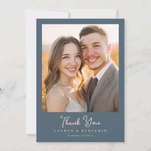 Blossom and Vow Wedding Thank You Card