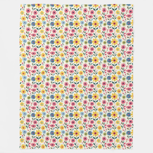 Blossom Babe Fleece Blanket (Front)