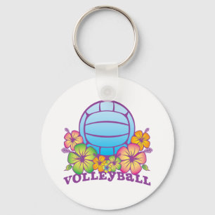 Blossom Beach Volleyball Keychain