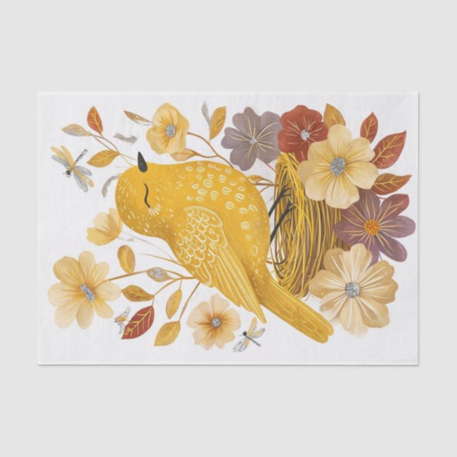 Blossom & Beak Tissue Paper (Front)