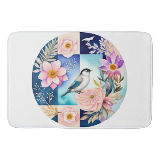 Blossom & Bird  Bath Mat