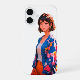 Blossom Blue iPhone 16 Case