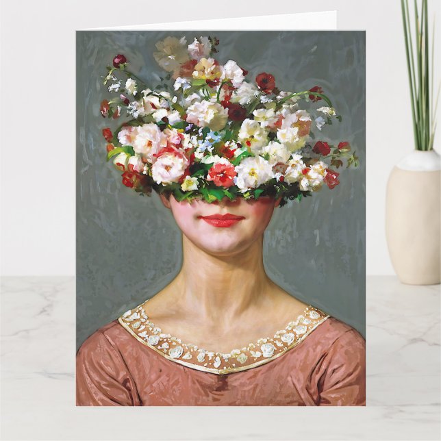 “Blossom Bonnet” Helen - Art & Floral Society Card (Front)