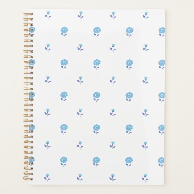 Blossom Breeze Blue Planner (Front)