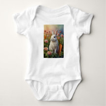 Blossom Bunny & Carrot Patch Baby Body Suit 