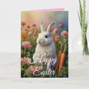 Blossom Bunny & Carrot Patch Holiday Card