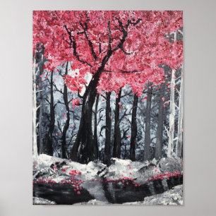 Blossom by the river poster