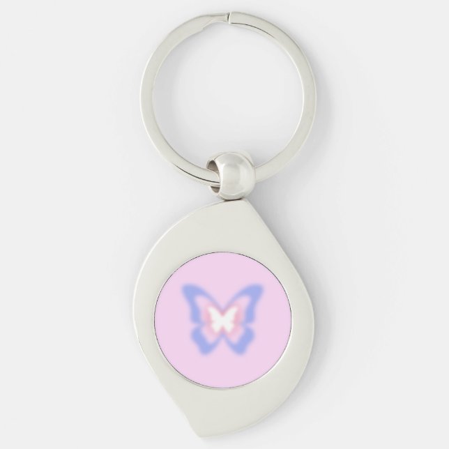 Blossom Dream Butterfly Keychain (Front)