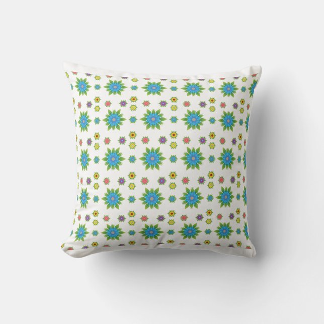 Blossom Dreams Throw Pillow (Front)