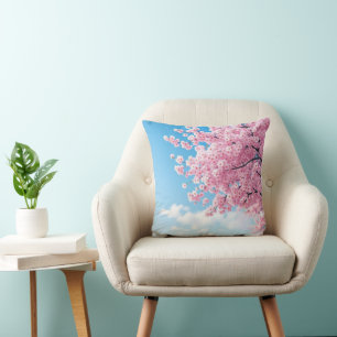 Blossom dreams throw pillow
