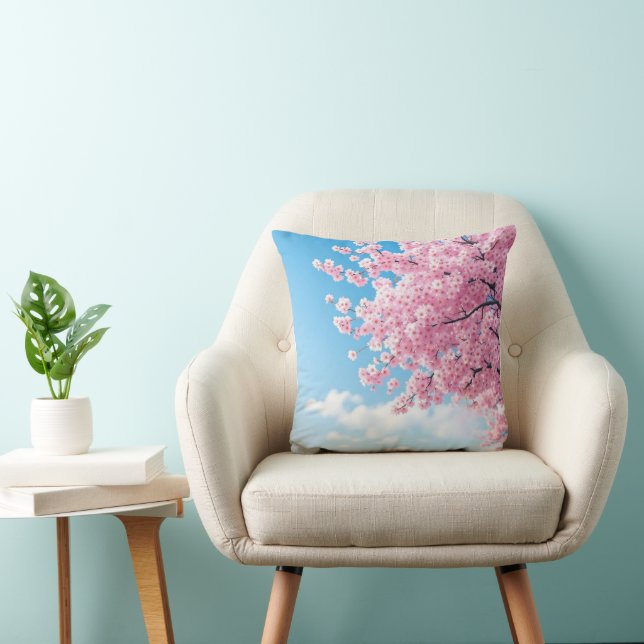 Blossom dreams  throw pillow (Chair)