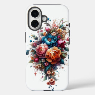 Blossom Elegance: Floral Phone C iPhone 16 Case