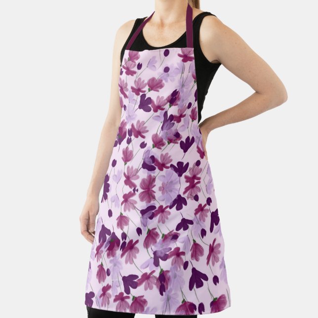 Blossom Floral Abstract  Apron (Insitu)