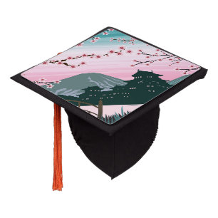 Blossom  graduation cap topper