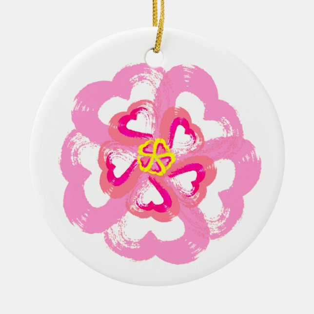 Blossom Heart Ornament  (Front)