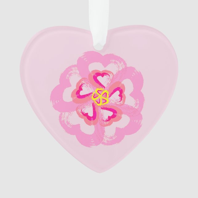 Blossom Heart Ornament  (Front)