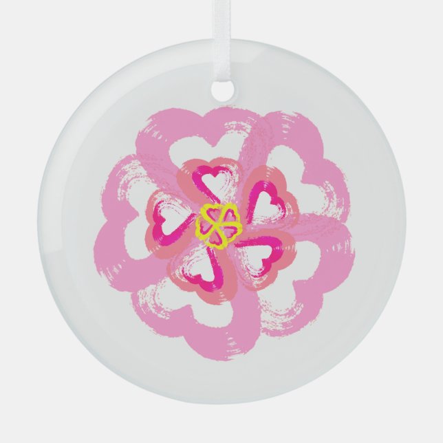 Blossom Heart Ornament  (Front)