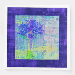Blossom in Blue Violet Framed Napkin