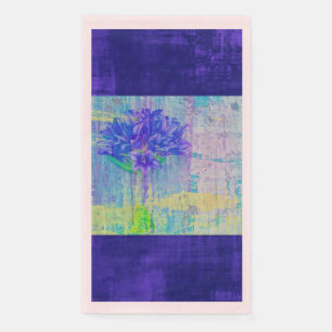 Blossom in Blue Violet Framed Napkin