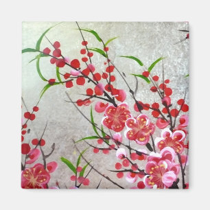 Blossom In Gold Magnet