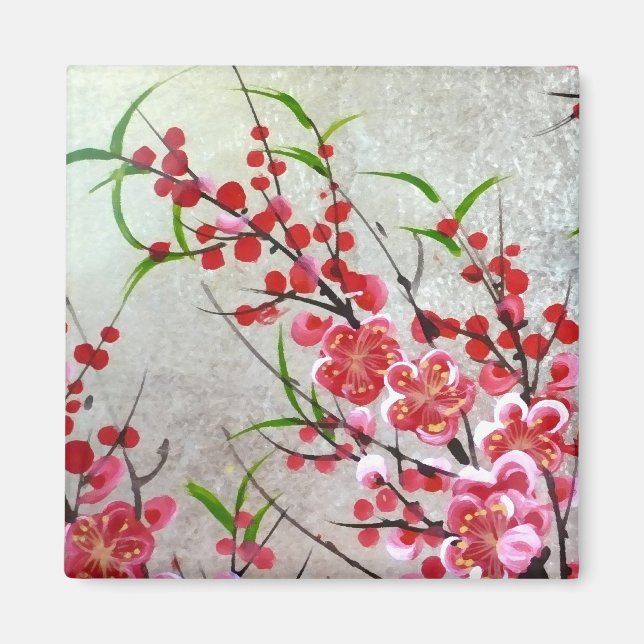 Blossom In Gold Magnet (Front)