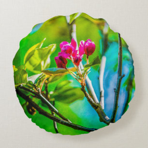 Blossom Inside Round Pillow
