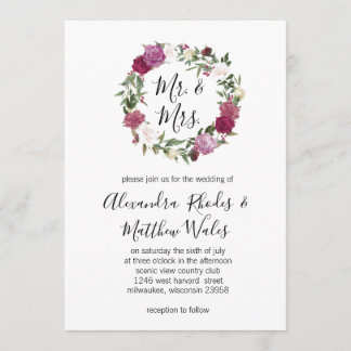 Blossom Love Invitation