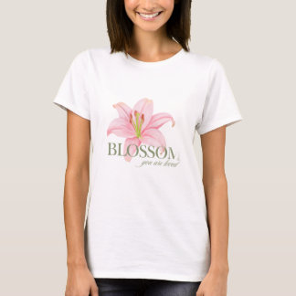Blossom & Loved" Floral Graphic Tee