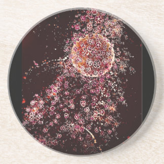 Blossom Moon Sandstone Coaster