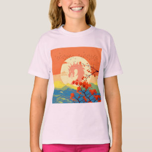 BLOSSOM NATURE MOUNTAIN DRAGON T-Shirt