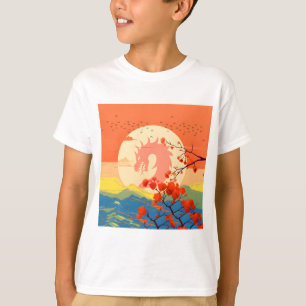 BLOSSOM NATURE MOUNTAIN DRAGON T-Shirt