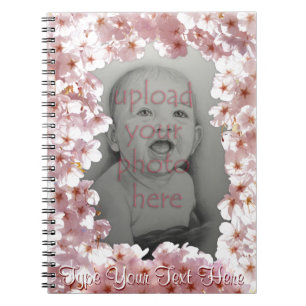 Blossom Notebook Personalize Pink Flowers Book