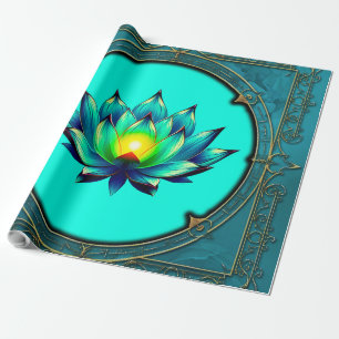 Blossom of Elegance, Mystic Lotus. Wrapping Paper