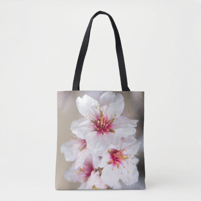 Blossom of the almond tree tote bag (Front)